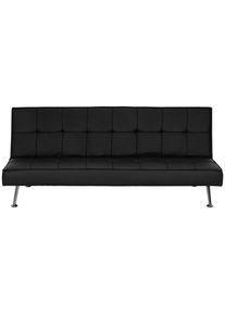 P & B Schlafsofa , Schwarz , Textil , 179x74x91 cm , Liegefunktion , Wohnzimmer, Sofas & Couches, Schlafsofas