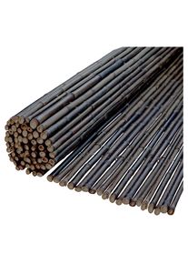 Windhager Sichtschutzmatte Bambusmatte Ontake schwarz Bambus 180x180 cm g&uuml;nstig