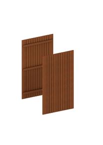 Binto M&uuml;lltonnenbox Erweiterungsverkleidung Hartholz g&uuml;nstig