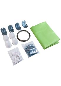 Windhager Seilspantechnik Sonnensegel-Set 270x140 cm apfelgr&uuml;n g&uuml;nstig
