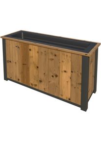 TraumGarten Thermo-Holz 4-Eck Pflanzkasten/Hochbeet mit Einsatz g&uuml;nstig