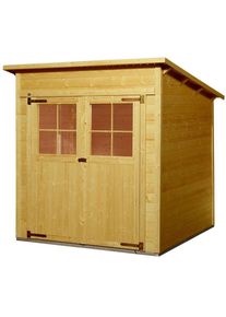 Weka Ger&auml;tehaus Blackmount 325 lasiert Ger&auml;teschuppen, 198x194 cm