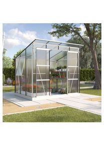 Vitavia Gew&auml;chshaus Freya Tomatenhaus Silber, 292x258x225 cm (LxBxH)