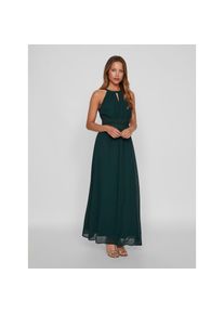 Vila, Unisex, Maxikleid &raquo;VIMILINA HALTERNECK MAXI DRESS - NOOS&laquo; Sommerkleid, scarab detail:elastic, 42, N-Gr, Regular Fit Passform, umspielt die Figur