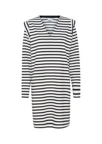 Ichi Kleid 'IHITIRA' Damen Gr&ouml;&szlig;e 40 schwarz / wei&szlig; Winterkleid