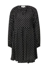 Lollys Laundry Blusenkleid 'Lucca' Damen Gr&ouml;&szlig;e 34 schwarz / wei&szlig; Winterkleid