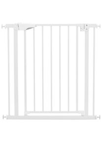 My Baby Lou T&uuml;rschutzgitter , Weiss , Metall, Kunststoff , 75-82x76 cm , Verl&auml;ngerung erh&auml;ltlich , Babysicherheit, Kindersicherung