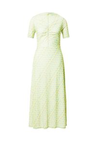Warehouse, Femmes Robe, marine / citron vert / vert pastel / corail