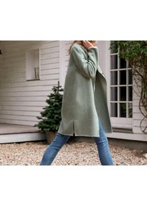 Tchibo - Kurzer Mantel mit Wolle - Damen - Gr. 40 - gr&uuml;n