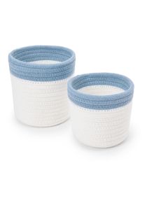 Tchibo - 2 Aufbewahrungsk&ouml;rbe - hellblau