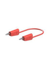 St&auml;ubli Electrical Connectors Messleitung Silikon 19A Zink-Kupfer / Vernickelt 2m 1mm&sup2; Rot - 64.1032-20022