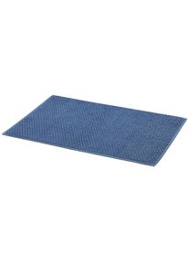 Manufactum Badematte Frottier Blau 67 &times; 100 cm