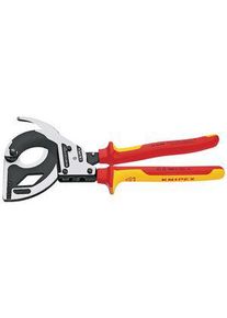 Knipex Cable Cutter VDE, 3-Stage Ratchet 60mm 320mm - 95 36 320