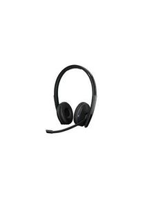 Sennheiser Headset, ADAPT 200, Stereo, Over-Ear, 20kHz, USB / Wireless / Bluetooth, Schwarz - 1000882