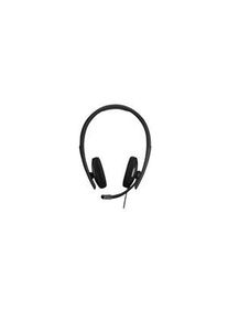 Sennheiser USB-C-Headset, ADAPT 100, Stereo, On-Ear, 20kHz, USB / Klinkenstecker (Stereo) 3.5 mm, Schwarz - 1000906