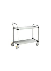 treston Chariot r&eacute;glable &agrave; 2 &eacute;tag&egrave;res, 800mm x 430mm x 1m, 150kg - TRTA-4082