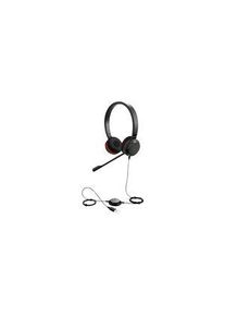 Jabra Headset, Evolve 20, Stereo, On-Ear, 7kHz, USB, Schwarz - 4999-829-409