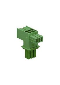 WAGO Distribution connector Socket / Plug, 2 Poles, 3A, 50V - 893-1606