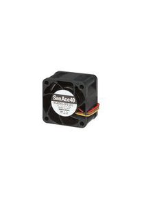 Sanyo Denki Axial Fan DC Ball 38x38x28mm 12V 27m&sup3;/h - 9GA0312P3G001