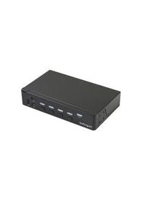 StarTech.com 4-Port DisplayPort KVM Switch with Audio and USB Hub, 3840 x 2160, DisplayPort - USB-A - SV431DPU3A2