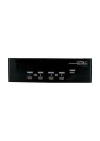 StarTech.com 4-Port Dual DVI/VGA USB KVM Switch with Audio and USB Hub, 1920 x 1200, DVI-I / VGA - USB-A - SV431DDVDUA