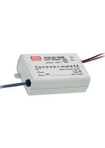 Mean Well Driver de LED 25W 700mA 24 36V IP42 - PCD-25-700B