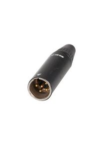 REAN Mini XLR Connector, Plug, Straight, Cable Mount, Poles - 5 - RT5MC-B