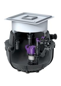 Kessel Schmutzwasserhebeanlage Aqualift-S-Tronic Unterflurinstallation befliesbar Abwasserhebeanlage, GTF 500