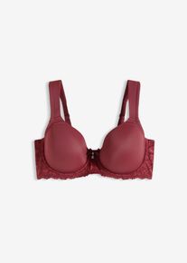 Schalen-BH mit gepolsterten Tr&auml;gern in rot, Gr&ouml;sse 90E, bonprix