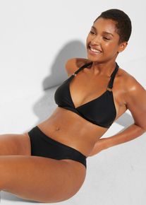 Neckholder-Bikini mit Ringdetail (2-tlg. Set) in schwarz, Gr&ouml;sse 36, bonprix