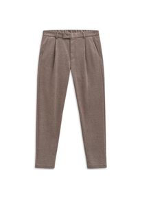 Bugatti, Herren, Bugatti Bundfaltenhose &raquo;Tapered Fit&laquo; mit Flexcity Jersey Stretch, 80, braun, 35, L&auml;nge 32, Tapered Fit: Bequem mit schmalem 