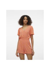 V&eacute;ro Moda Vero Moda, Unisex, &raquo;VMMENNY V-NECK SS PLAYSUIT WWN GA&laquo;, pink cosmos, S, N-Gr, Jumpsuit von Vero Moda