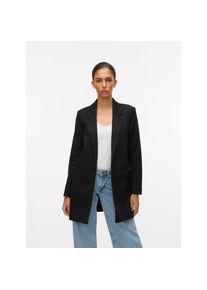 V&eacute;ro Moda Vero Moda, Unisex, Jerseyblazer &raquo;VMVERINA LS LONG BLAZER&laquo;, schwarz, 38, Eleganter Blazermantel von VERO MODA