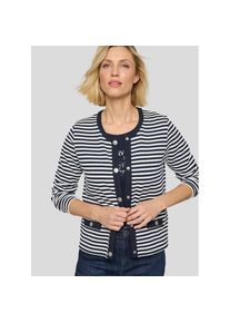 Rabe, Unisex, Blouson mit Streifen Muster, pazifik, 48, Jacke von Rabe