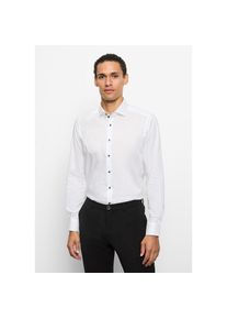 OLYMP, Herren, OLYMP Langarmhemd &raquo;Level Five&laquo; Businesshemd, unifarben, body fit, Royalkentkragen, wei&szlig;, 40, N-Gr, Unifarbenes Hemd von OLYMP