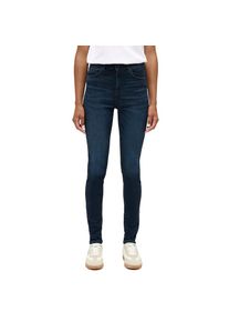 Mustang, Unisex, Mustang Skinny-fit-Jeans &raquo;Unisex Style Georgia Super Skinny&laquo;, 882 dunkelblau, 26, L&auml;nge 30, Jeans mit hohem Bund und schmalem Bein