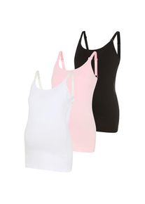 Neun Monate, Unisex, Umstandsshirt &raquo;3er Pack Umstands Tops&laquo; Packung, 3, 3 tlg. ohne &Auml;rmel, mit Rundhalsausschnitt, mit Stillm&ouml;glichkeit, schwarz, wei&szlig;