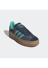 adidas originals, Unisex, adidas originals Sneaker &raquo;GAZELLE BOLD&laquo;, shadow navy, acid mint, legend ink, 37, Plateau-Schuhe aus Wildleder, in kr&auml;ftigen 