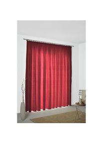 WIRTH, Vorhang &raquo;Bachfeld&laquo; Multifunktionsband 1 Stk. tlg., rot, Jacquard, Polyacryl