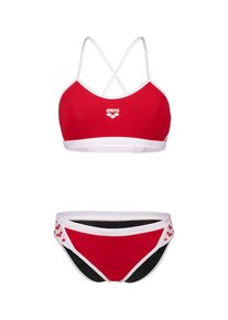 arena, Femmes Bikini 'ICONS', rouge cerise / blanc