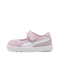 Puma Sneaker 'Courtflex v3' Jungen Gr&ouml;&szlig;e 24 ros&eacute; / wei&szlig;