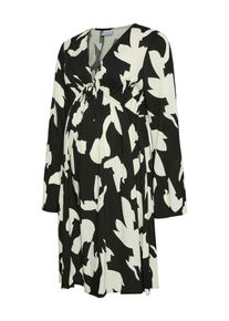 MAMALICIOUS Umstand Kleid Damen Gr&ouml;&szlig;e 44 schwarz / offwhite Winterkleid