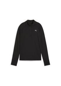 Puma, Femmes T-shirt fonctionnel 'Run Velocity Cloudspun', noir / blanc