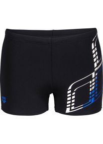 arena M arena GRAPHIC SWIM SHORT Badehose Herren - Gr&ouml;&szlig;e 8 - schwarz