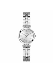 Guess Analoguhr Damen Gr&ouml;&szlig;e One Size schwarz / silber / transparent