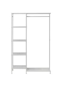 PBJ Garderobenst&auml;nder , Weiss , Metall , 100x165x36 cm , Garderobe, Garderobenst&auml;nder