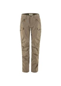 Fj&auml;llr&auml;ven Fj&auml;llr&auml;ven - Women's Nikka Trousers Curved - Trekkinghose Gr 34 - Raw Length beige