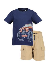 Blue Seven, Gar&ccedil;ons Set, beige / bleu fum&eacute; / bleu fonc&eacute; / corail