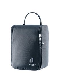 Deuter, Unisex, Deuter Kulturbeutel &raquo;WASH CENTER I&laquo; mit zwei flachen Reissverschlusstaschen, mit R&uuml;cktasche, schwarz, B/H/T: 18cm x 22cm x 8cm, 