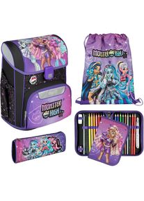 Scooli, Unisex, Schulranzen &raquo;Easy Start&laquo; Reflektoren, monster high, B/H/T: 29,5cm x 36,5cm x 29cm, Schulranzen-Set &raquo;Easy Start&laquo;